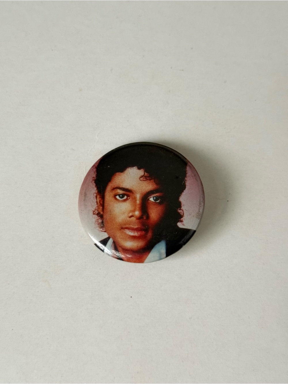 Vintage 1980s Michael Jackson Thriller Era Small Pin – Retro Music Memorabilia